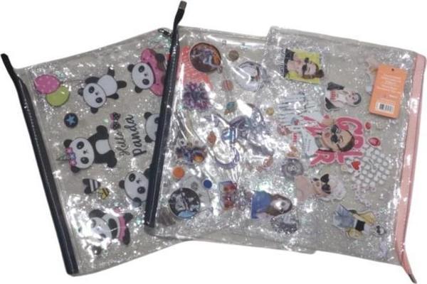 Kahraman Fermuarlı Dosya A4 Vk-0073 (Karışık Renk 1 Adet) - Image 1