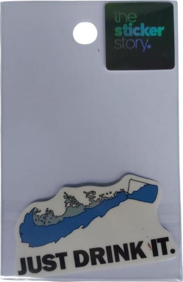 Ekstrafix Yapışkanlı Sudan Etkilenmeyen Sticker The Sticker Story just Drink It Tss0265 (1 Adet) - Image 1