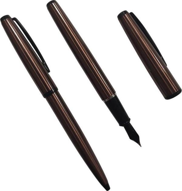 Scrikss Dolmakalem + Tükenmez Kalem İkili Set Rose 78Mr - Image 1
