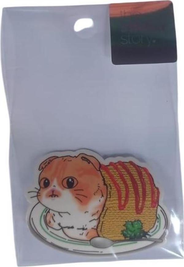 Ekstrafix Yapışkanlı Sudan Etkilenmeyen Sticker The Sticker Story Kedi Tss0005 (1 Adet) - Image 1