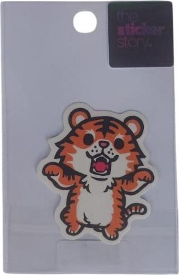 Ekstrafix Yapışkanlı Sudan Etkilenmeyen Sticker The Sticker Story Kedi Tss0089 (1 Adet) - Image 1