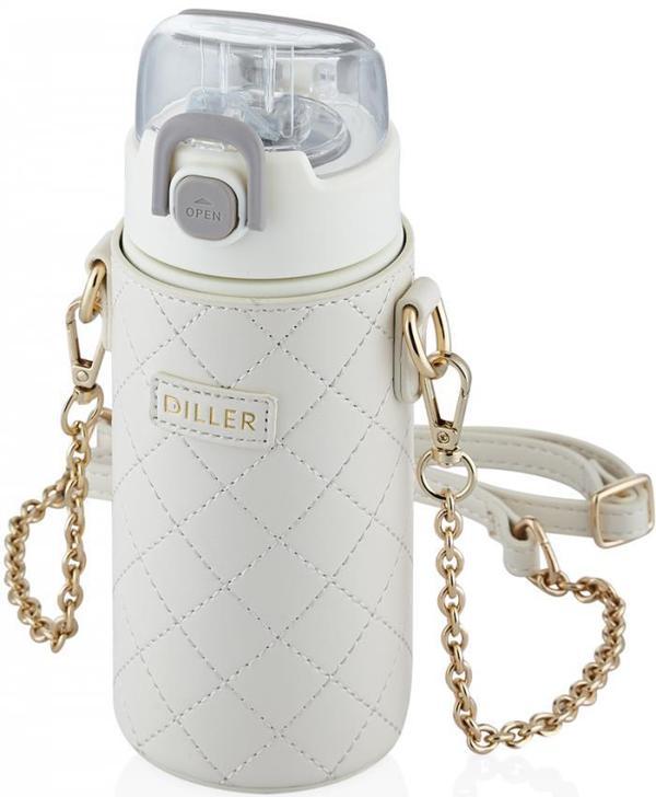 Vagon Matara (Suluk) Çelik - Deri Kılıflı Askılı 450 Ml D8947 (Karışık Renk 1 Adet) - Image 1