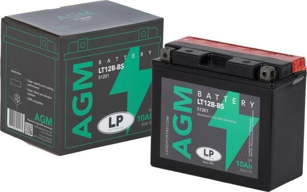 AGM AKÜ LT12B-BS 10 A KG: 3,39 L:150 W:70 H:130 CCA: 175 YAMAHA YZF R6 600cc 1999-2016 - Image 1