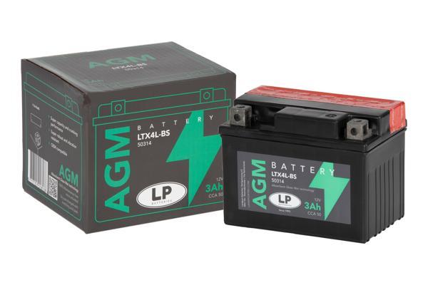 AGM AKÜ LTX4L-BS 3 A KG: 1,32 L:113 W:70 H:85 CCA: 40 YAMAHA XSR 125cc 2021-2024 - Image 1