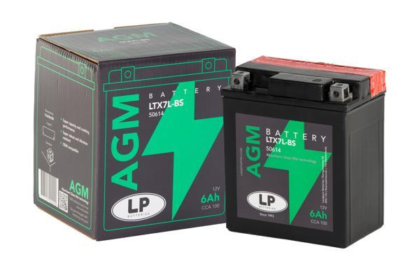 AGM AKÜ LTX7L-BS 6 A KG: 2,17 L:113 W:70 H:130 CCA: 100 YAMAHA YBR 250 250cc 2007-2011 - Image 1