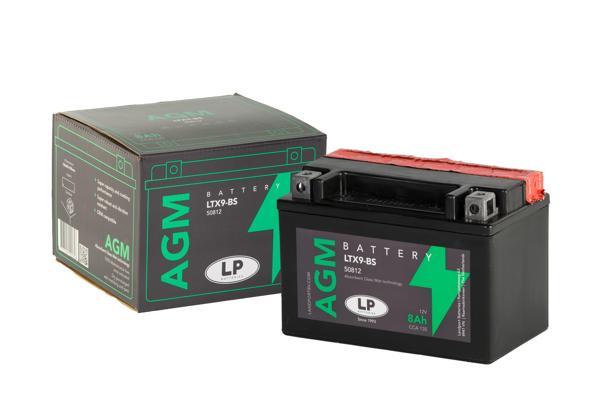 AGM AKÜ LTX9-BS 8 A KG: 2,85 L:150 W:87 H:105 CCA: 135 1991-2016 - Image 1