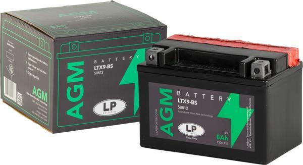 AGM AKÜ LTX9-BS 8 A KG: 2,85 L:150 W:87 H:105 CCA: 135 1991-2016 - Image 1