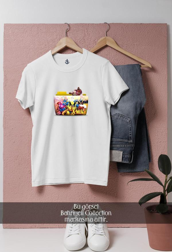 Oversize X-Men  Tasarımlı Unisex T-Shirt - Image 1
