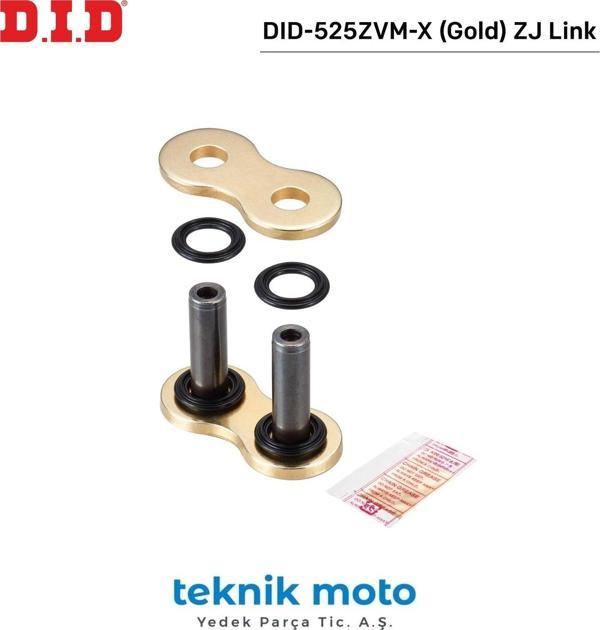 DID-525ZVM-X GOLD Z J BİRLEŞTİRİCİ BAKLA YAMAHA YZF R7 700cc 2022-2024 - Image 1