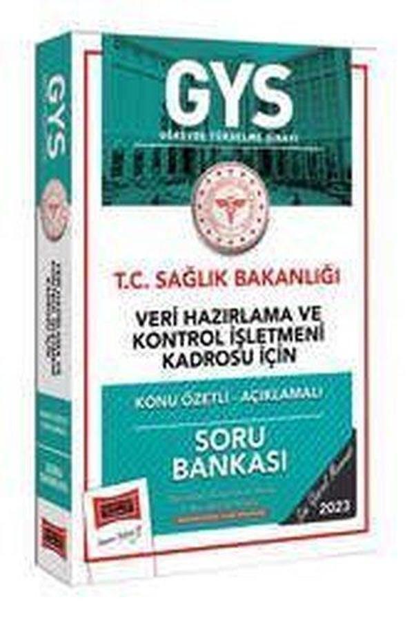 2023 Sağlık Bakanlığı Veri Hazırlama ve Kontrol İşletmeni Kadrosu İçin Konu Özetli Açıklamalı Soru B - Yargı Yayınları - Image 1