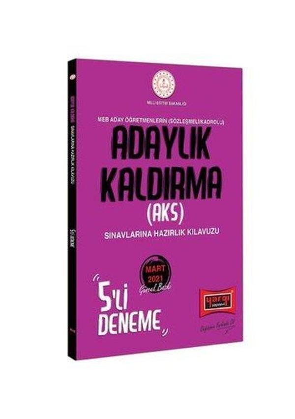 MEB Adaylık Kaldırma Sınavlarına Hazırlık Kılavuzu 5 Deneme - Yargı Yayınları - Image 1