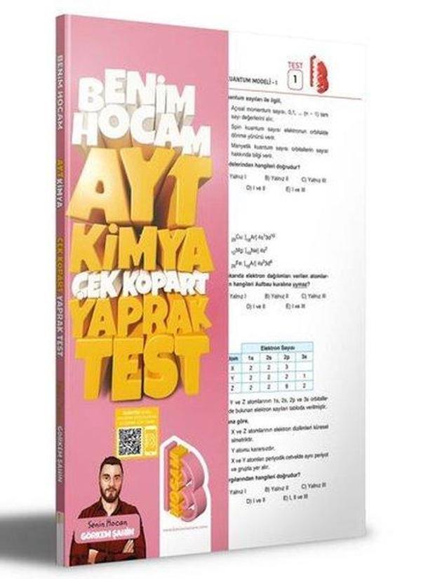 2023 AYT Kimya Çek Kopar Yaprak Test - Benim Hocam Yayınları - Image 1