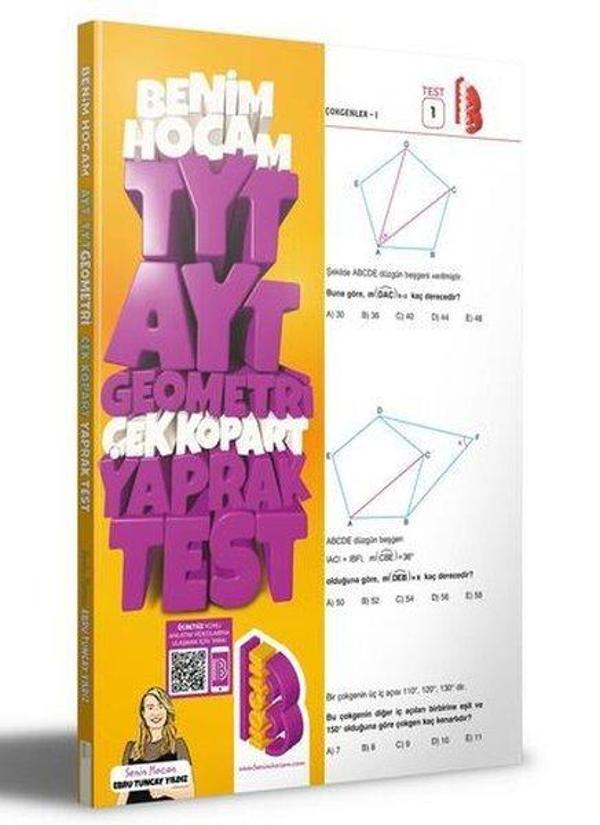 2023 TYT  AYT Geometri Çek Kopar Yaprak Test - Benim Hocam Yayınları - Image 1