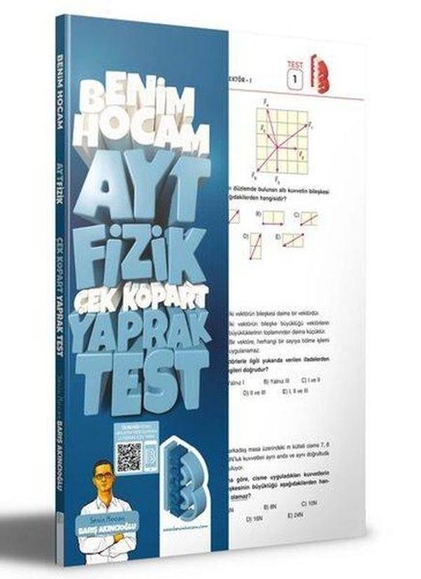 2023 AYT Fizik Çek Kopar Yaprak Test - Benim Hocam Yayınları - Image 1