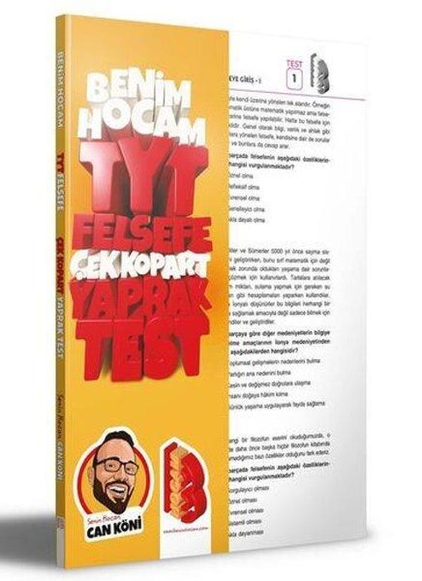 2023 TYT Felsefe Çek Kopar Yaprak Test - Benim Hocam Yayınları - Image 1