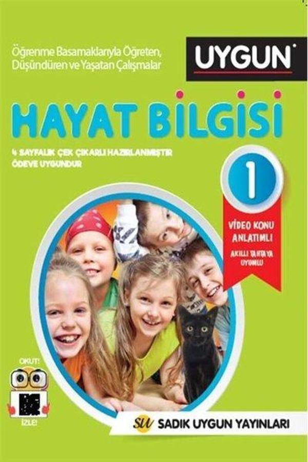 1.Sınıf Hayat Bilgisi Çalışma Kitabı - Sadık Uygun - Image 1
