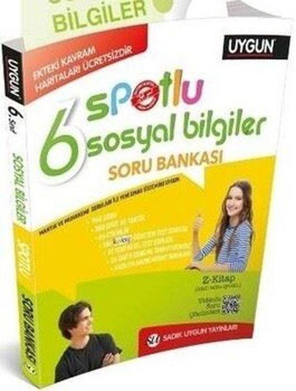 6.Sınıf Sosyal Bilgiler Spotlu Soru Bankası + Kavram Haritaları - Sadık Uygun - Image 1