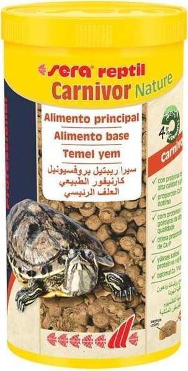Sera Profesyonel Reptil Carnivor 1000 ML 330 g  Profesyonel Kaplumbağa Yemi Etçil  - Image 1