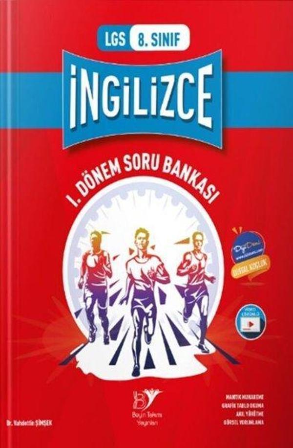 8.Sınıf LGS 1.Dönem İngilizce Soru Bankası- 2023 Özel Baskı - Beyin Takımı Yayınları - Image 1