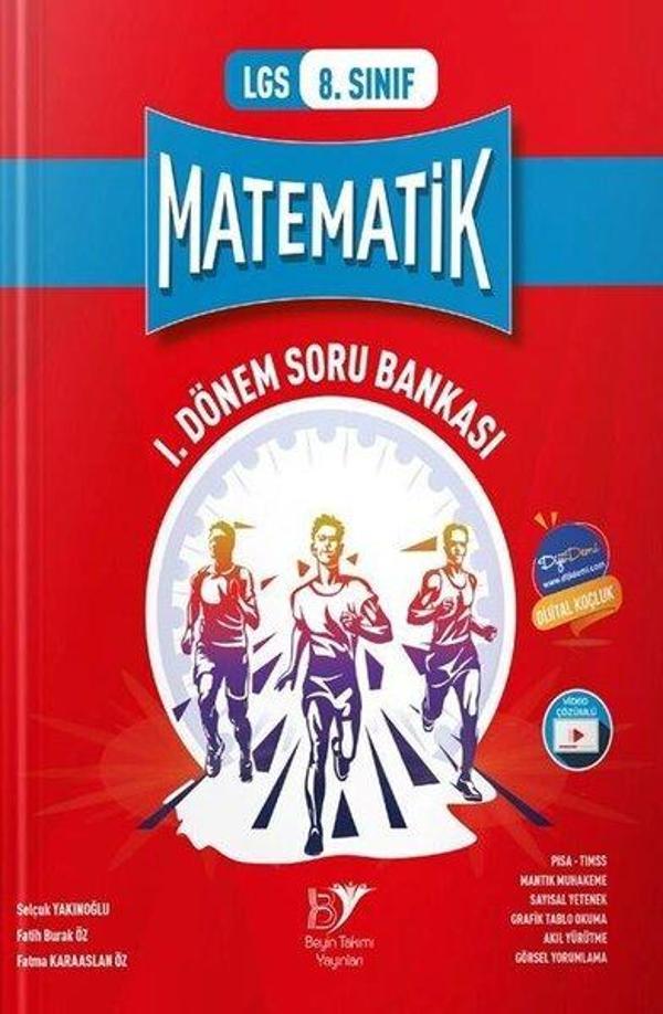 8.Sınıf LGS 1.Dönem Matematik Soru Bankası- 2023 Özel Baskı - Beyin Takımı Yayınları - Image 1