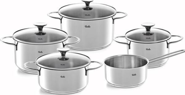 Fissler Copenhagen 9 Parça Cam Kapak Tencere Seti - Image 1
