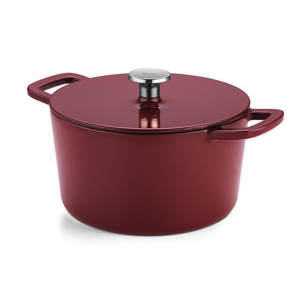 Fissler Moments Collection Cast Demir Döküm Tencere Bordo 24 cm - Image 1