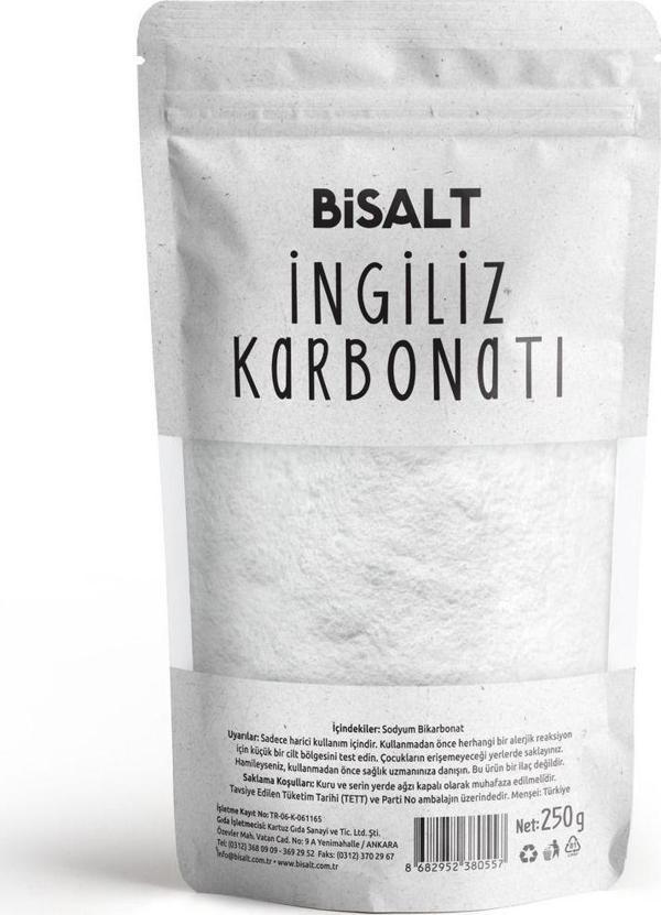 Bisalt Sodyum Bikarbonat (İngiliz Karbonatı) 250 G - Image 1