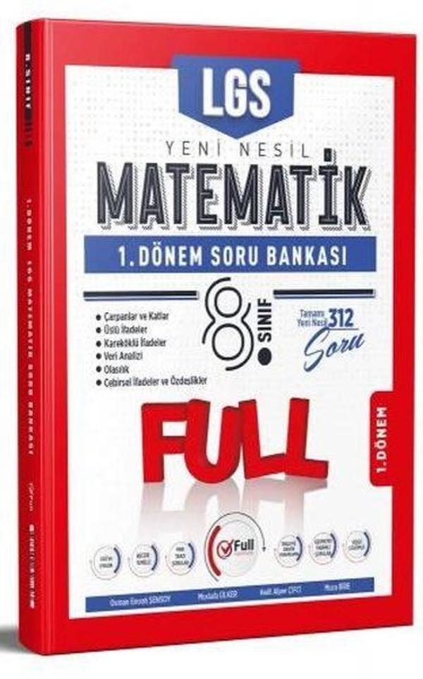 8.Sınıf LGS 1.Dönem Matematik Soru Bankası - 2023 Özel Baskı - Full Matematik Yayınları - Image 1