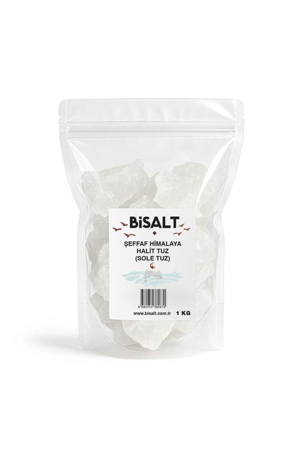 Bisalt Şeffaf Himalaya Halit Tuz (Sole Tuzu) 1 Kg - Image 1