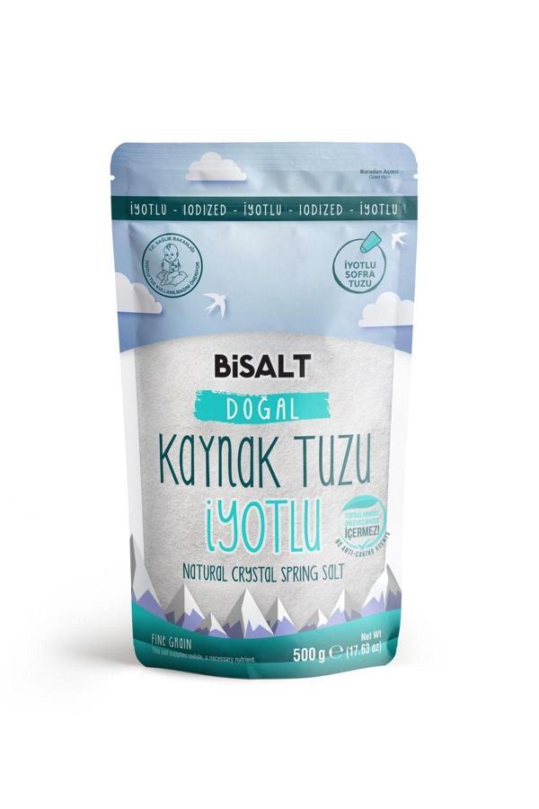 Bisalt Delice Doğal Kaynak Tuzu (İyotlu İnce) 500 G - Image 1