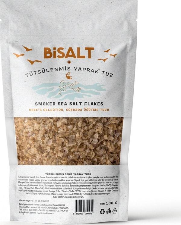 Bisalt İsli Yaprak Tuz 100 G - Image 1