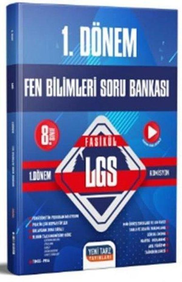 8.Sınıf LGS 1.Dönem Fen Bilimleri Soru Bankası - 2023 Özel Baskı - Yeni Tarz Yayınları - Image 1