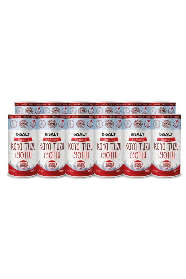 Bisalt Anadolu Kaya Tuzu Iyotlu Tuzluk 300 G (12'Li Avantaj Paketi) - Image 1