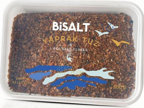 Bisalt İsli Yaprak Tuz 500 G - Image 1