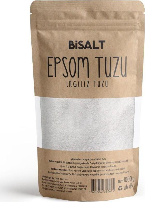 Bisalt Epsom Tuzu (İngiliz Tuzu) 1000 G - Image 1
