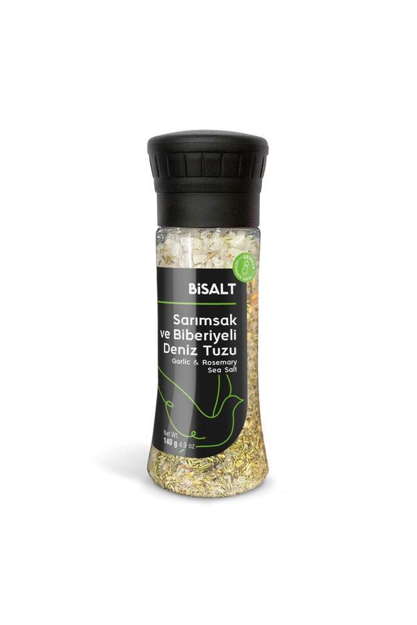 Bisalt Sarımsak Ve Biberiyeli Deniz Tuzu Değirmen 140 G - Image 1