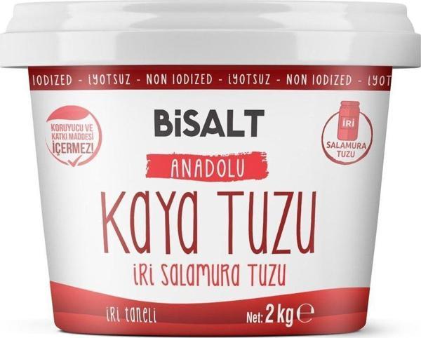 Bisalt Anadolu Kaya Salamura Tuzu Iri 2 Kg - Image 1