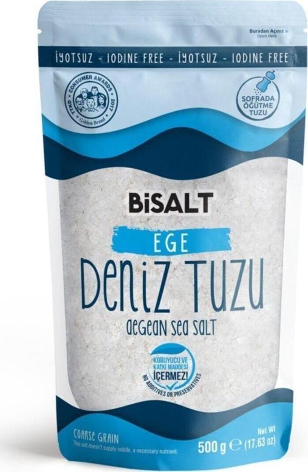Bisalt Ege Deniz Tuzu Sofrada Öğütme 500 G - Image 1