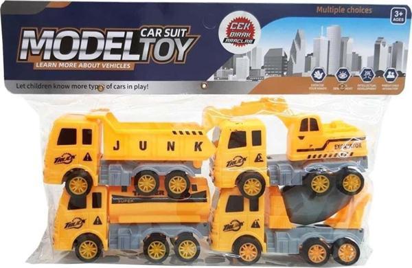 Samatlı Oyuncak İnşaat Araçları Seti D026W - Image 1