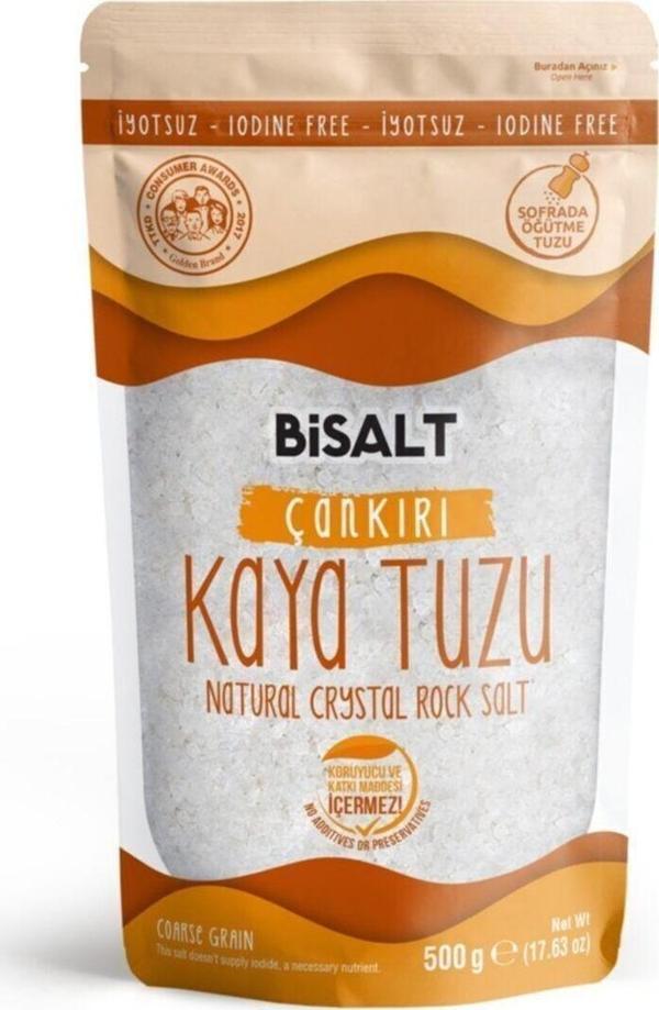 Bisalt Çankırı Kaya Tuzu Sofrada Öğütme 500 G - Image 1