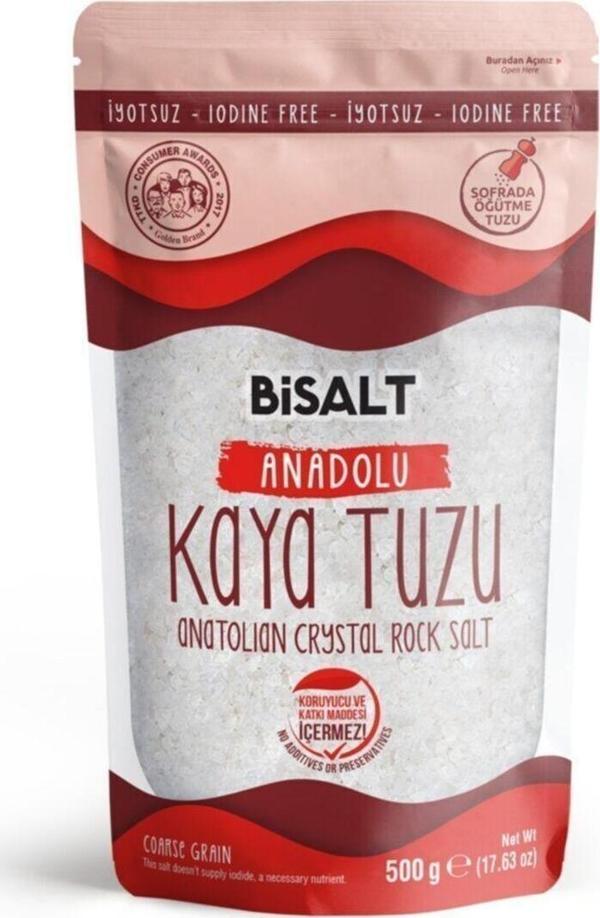 Bisalt Anadolu Kaya Tuzu Sofrada Öğütme 500 G - Image 1