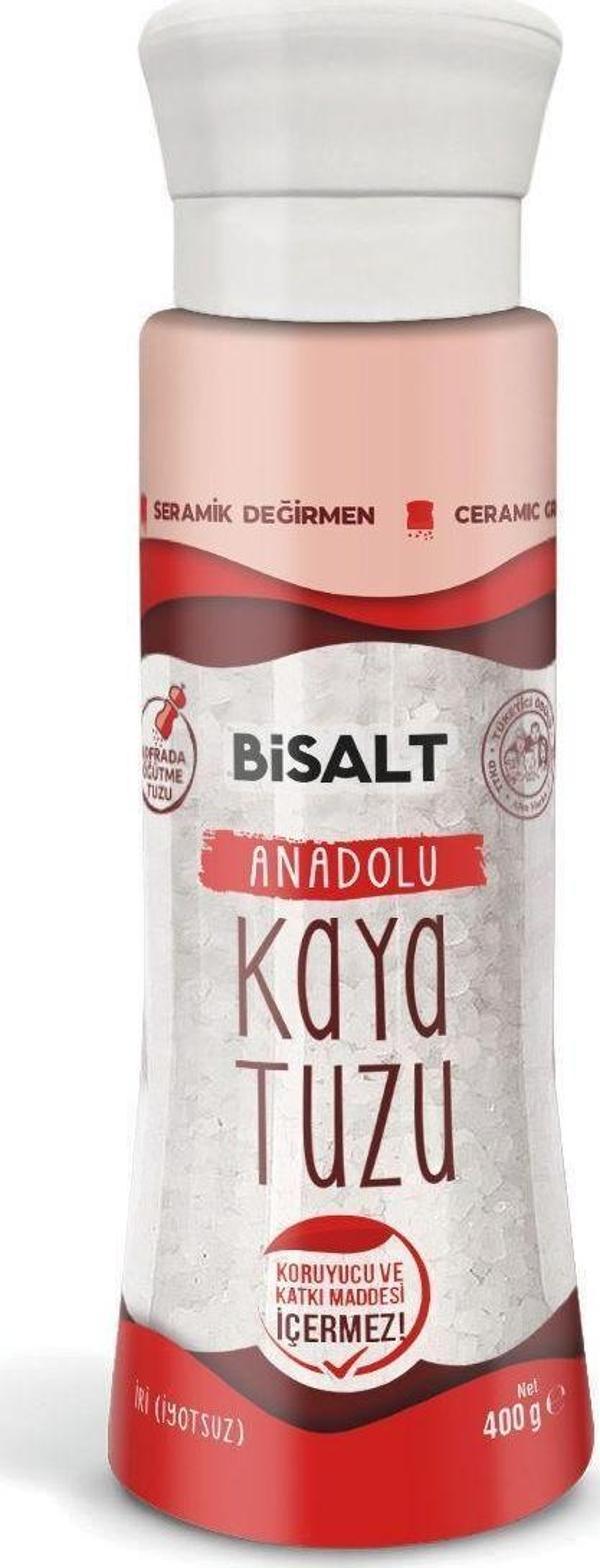 Bisalt Anadolu Kaya Tuzu Değirmen 400 G - Image 1