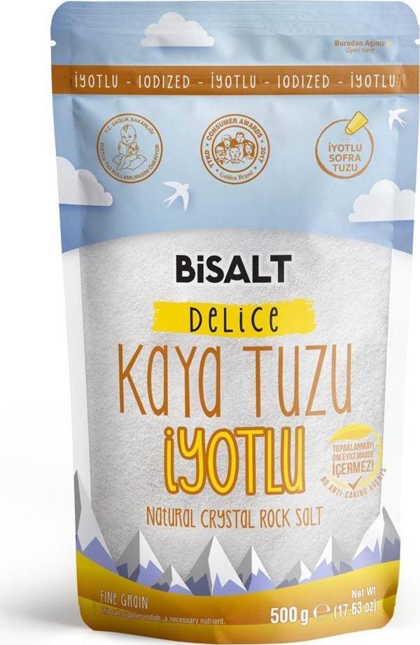 Bisalt Delice Kaya Tuzu Iyotlu 500 G - Image 1