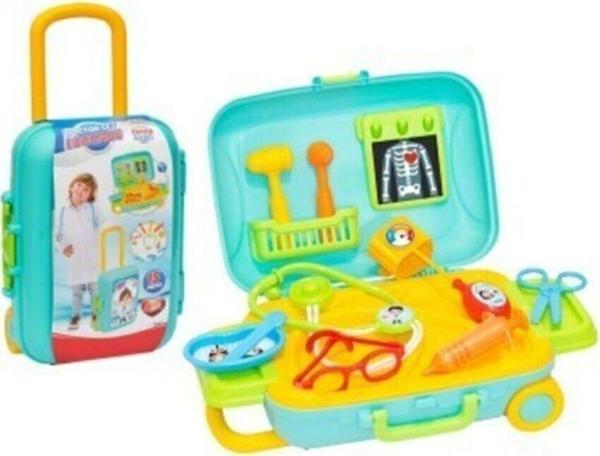 Dede Candy & Ken Doktor Set Bavulum Oyuncak Doktor Oyun Seti - Image 1