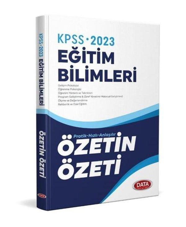 KPSS 2023 Eğitim Bilimleri - Data Yayınları - Ders Kitapları - Image 1