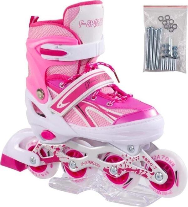 Furkan Toys Metal Işıklı Alıştırma Pateni - Image 1