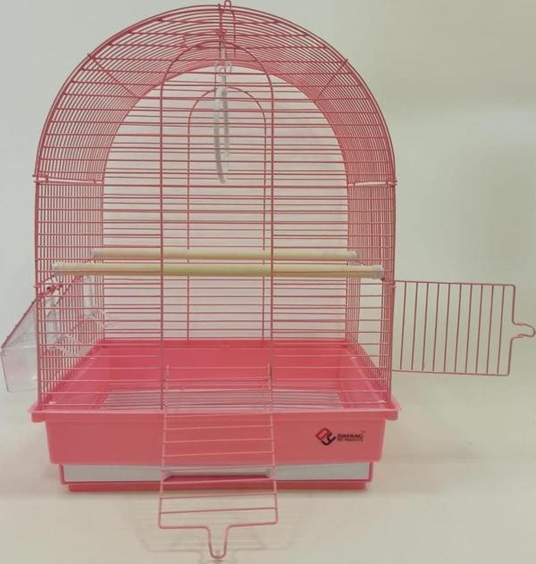 Dayang İki Kapılı Davul Kafes 35x28x46 cm Pembe  - Image 1