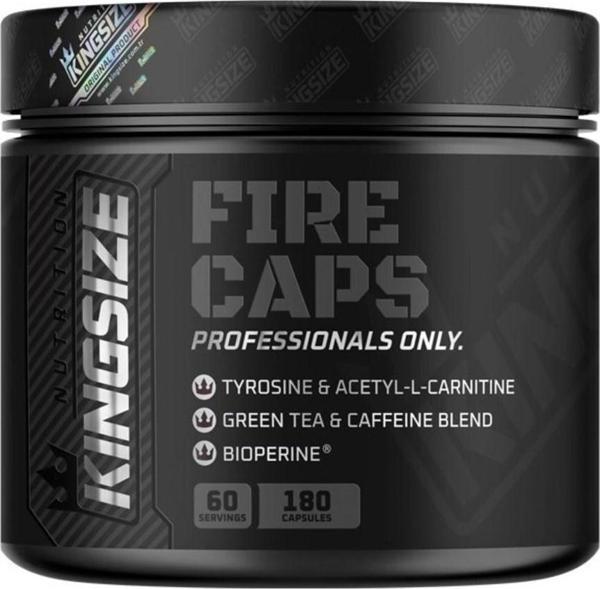  Kingsize Nutrition Fire Caps 180 Kapsül - Image 1