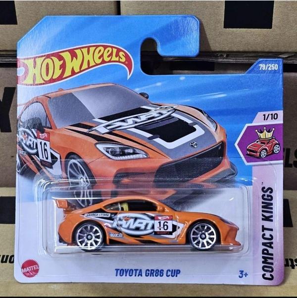 Hot Wheels 1/64 Toyota Gr86 Cup 2025 Serisi Yarış Aracı Oyuncak Araba Koleksiyon Modeli - Image 1