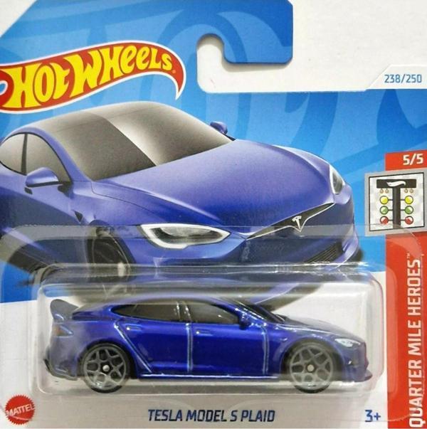 Hot Wheels 2024 Tekli Araba Tesla Model S Plaid - Image 1